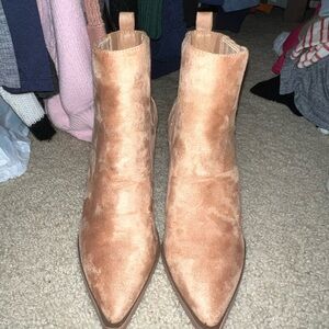 Tan Suede Ankle Boots